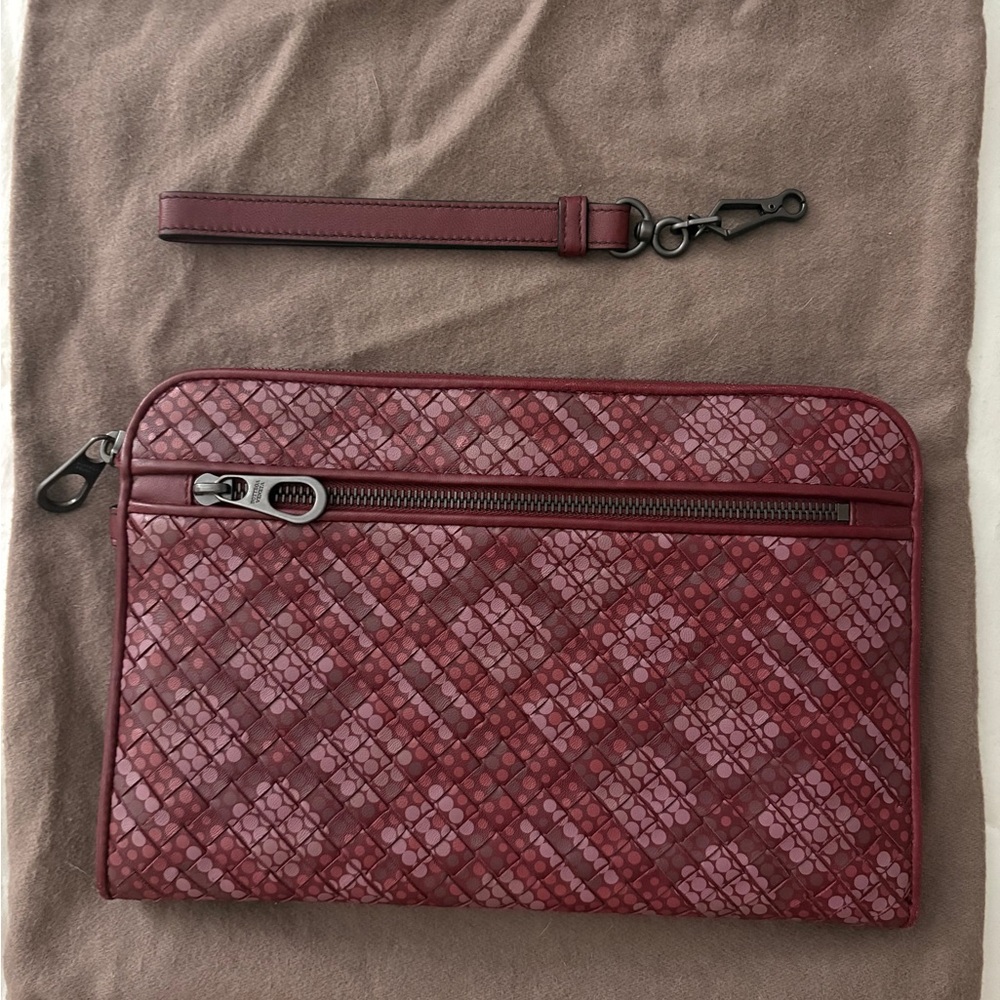Bottega Clutch with Wrist Strap